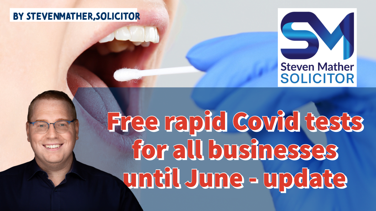 Free rapid Covid tests for all businesses until June – update