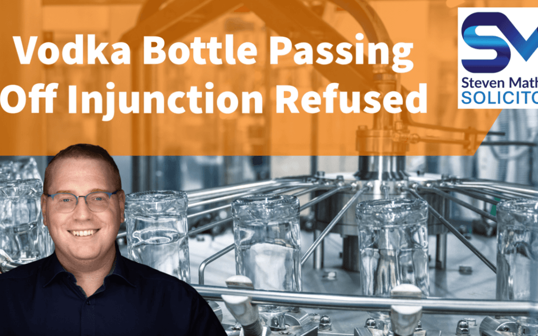 AU Vodka v NE10 Vodka – Interim Injunction to Prevent Passing Off Refused by High Court