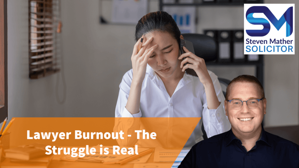 Lawyer burnout - things to help stressed solicitors