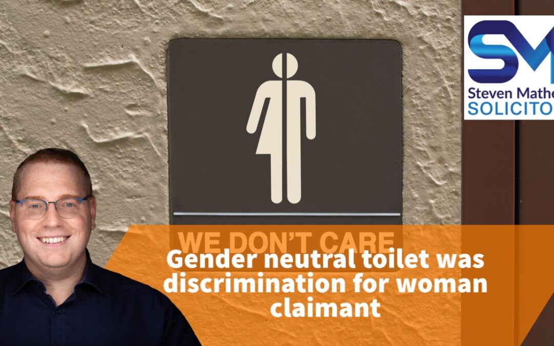 Sex Discrimination to Force Woman to Use ‘Gender-Neutral’ Men’s Toilet – Earl Shilton Town Council v Miller EAT