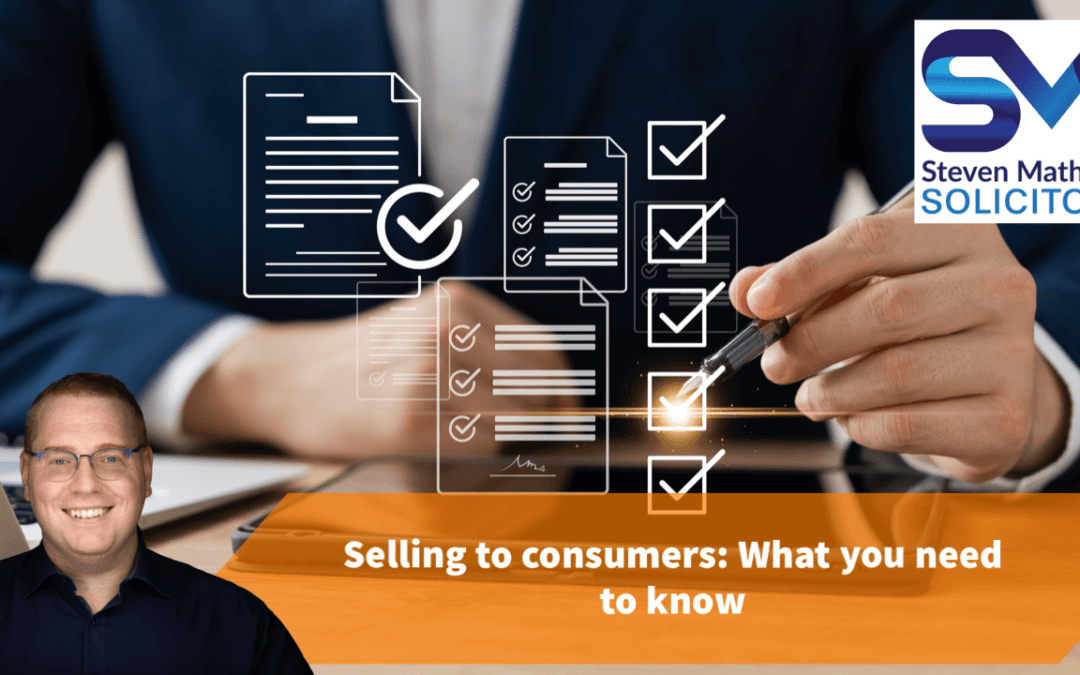 Selling to consumers: What you need to know