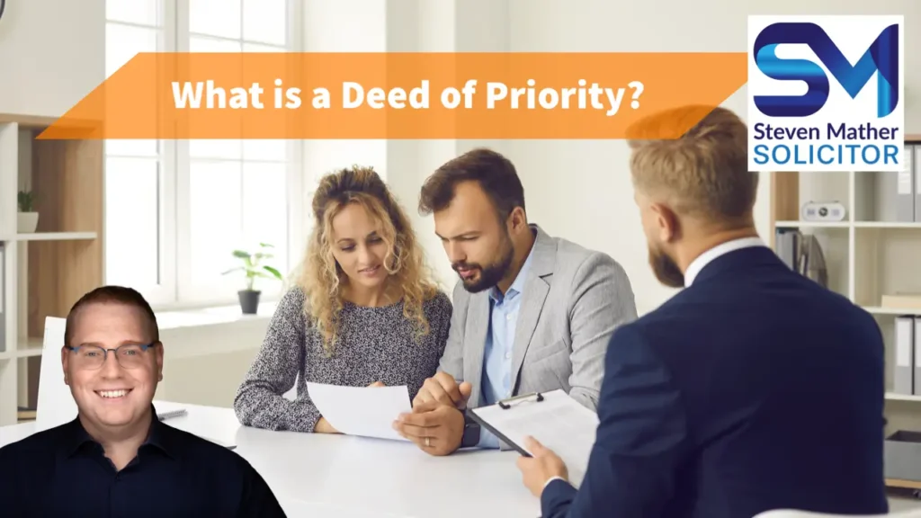 What is a Deed of Priority?