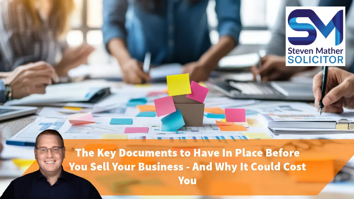 key documents when selling your business