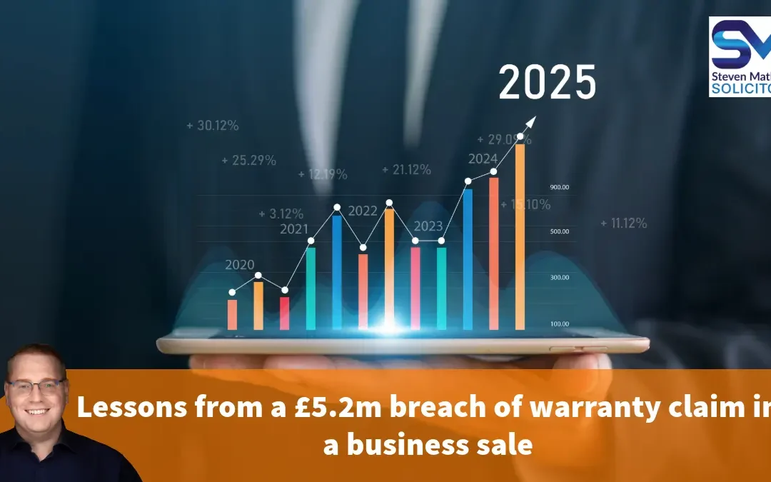 Why breach of warranty was a better option than breach of indemnity –  Learning Curve (NE) Group Ltd v Lewis [2025]