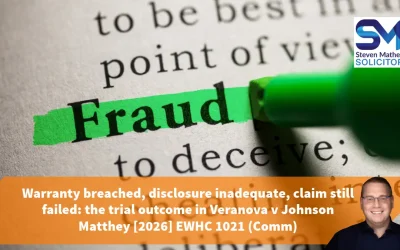 Warranty breached, disclosure inadequate, claim still failed: the trial outcome in Veranova v Johnson Matthey [2026] EWHC 1021 (Comm)