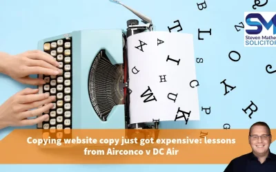 Copying website copy just got expensive: lessons from Airconco v DC Air
