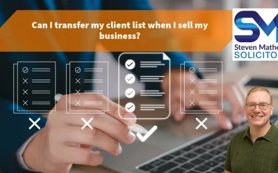 Can I transfer my client list when I sell my business?